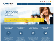 Tablet Screenshot of amersec.com